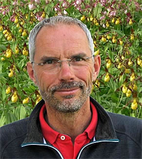 Michael Weinert und Cypripedium Emil, Frosch® Exklusivstauden Michael Weinert und Cypripedium Emil, Frosch® Exklusivstauden